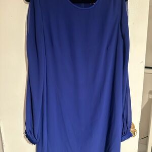 Elegant Blue Women's Dress